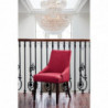 Tamsiai raudonos spalvos restorano kėdė - 2 vnt. - Bolero - Fourniresto