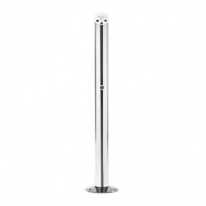 Pelenų dėklas su tvirtinimu prie žemės iš nerūdijančio plieno Ø 75 mm - Bolero - Fourniresto