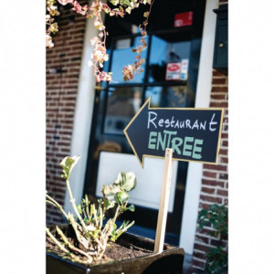 Krypties rodyklės skydas 500 x 20 mm - Securit - Fourniresto