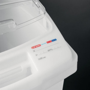 Skaidrūs ingredientų dėžės 80 L - Araven - Fourniresto