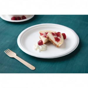 Kompostuojamos bagažo lėkštės 26 cm - 50 vnt. - Fiesta Green - Fourniresto