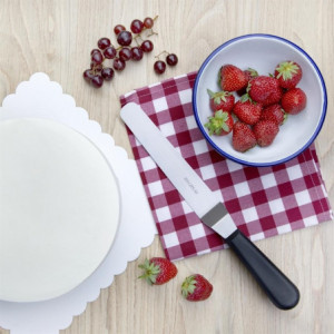 Peiliu lopšelis su lenkiu iš nerūdijančio plieno 190 mm - Hygiplas - Fourniresto