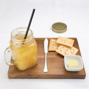 Juodos kompostuojamos popierinės šiaudelės 210 mm - 250 vnt. - Fiesta Green - Fourniresto