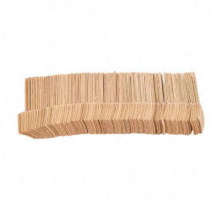 Mediniai ledų šaukštai 96 mm - 100 vnt. - Fiesta Green - Fourniresto