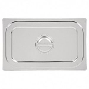 Plokščioji dangtis iš nerūdijančio plieno - GN 1/6 - Vogue - Fourniresto