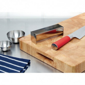 Patiekalo formos kepimo forma iš nerūdijančio plieno U formos - P 135 mm - Vogue