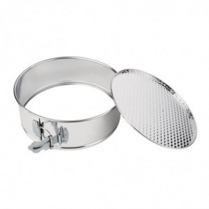 Apvalus rėminis formos kepimo indas iš plieno - Ø200 mm - Vogue - Fourniresto