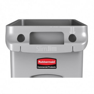 Plastikinis "Slim Jim" surinkėjas - 60 l - Rubbermaid