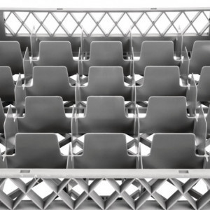 Stiklinių dėklas 25 skyriais - 500X500mm - Vogue