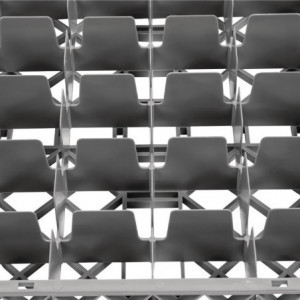 Stiklinių dėklas 36 skyriais - 50 x 50 cm - Vogue