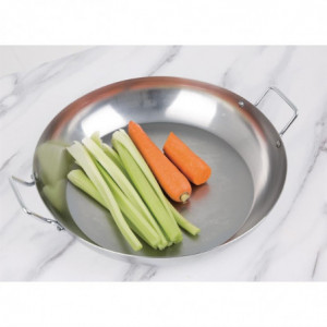 Pelių keptuvė iš anglies plieno - Ø 400 mm - Vogue