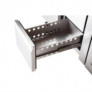 Šaldytuvas su 1 durimis ir 2 stalčiais - 228 L - Polar - Fourniresto