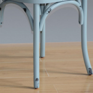 Mediniai kėdės su persimetimu ir kryžminiu atlošu - mėlynos - Bolero - Fourniresto