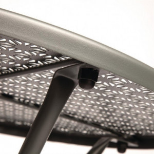 Apskritas lauko stalas su išpjaustytu plieno bistro stalu - 600 mm - Bolero - Fourniresto