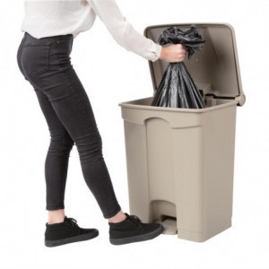 Šiukšlių dėžė su pedalais - 65 l - Jantex