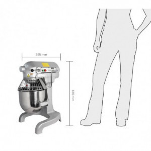 Planetinis maišytuvas - 9 L - Bizonas - Fourniresto