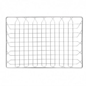 Rodymo krepšys iš nerūdijančio plieno 450 x 300 x 100 mm - Olympia - Fourniresto