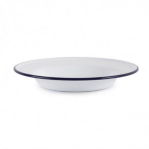 Giliavandė lėkštė iš emalio plieno - Ø 245 mm - 6 vnt. - Olympia