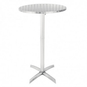 Valgomasis stalas su nerūdijančio plieno lenkiamu stalu 600 mm - Bolero - Fourniresto