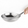Wok Fond Plat iš Minkštojo Plieno - 25.4 cm - Vogue - Fourniresto