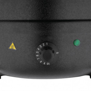 Sriubos puodas juodas - 10 l - Bizonas