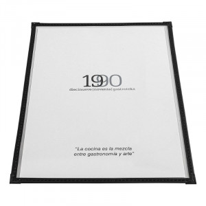 Paprastas PVC meniu laikiklis - A4 dydis - Lacor