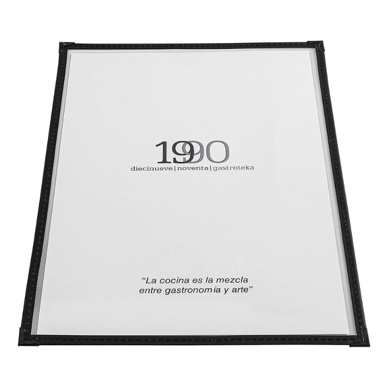 Paprastas PVC meniu laikiklis - A4 dydis - Lacor