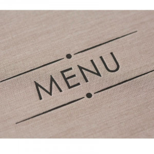 Meniu laikiklis Sophie iš telflex medžiagos - A4 dydis - Lacor