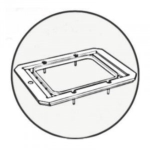 Forma termosu sandarikliui Automatiniam VG 600 ir 800 - GN 1/2 - LAVEZZINI