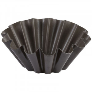 Briochinių formos su dideliais šonais iš plieno - Ø 200 mm - Tellier