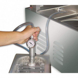 Vakuumo mašina su skardine - JOLLY LCD su etikečių spausdintuvu