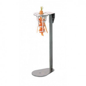 Morkų žievelė su koja - Ø 6 cm