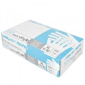 Vinilo pirštinės, dydis L - 100 vnt.