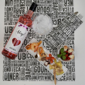 Gurmanų stalo padėklai iš celiuliozės - 400 x 300 mm - 2000 vnt.