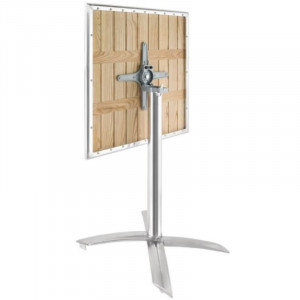 Kvadratinis bistro stalo su nuleidžiamu viršutiniu stalu iš uosio - 600 mm - Bolero - Fourniresto