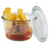 Verrine Weck stiklinė su dangteliu - 370 ml - 3 vnt.