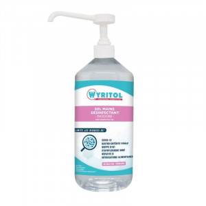 Hidroalkoholinis gelis - pompos butelis - 1 L - Wyritol
