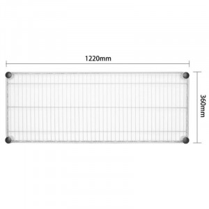 Sieninis lentynas metalinis L 1220 x G 360 mm - Vogue