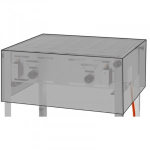 Barbekiu dangtis Green Fire su 2 degikliais - HENDI