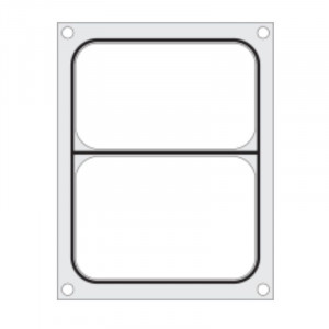 Sandėliavimo matrica rankiniam sandėliavimo aparato - 2 skyriams - Hendi