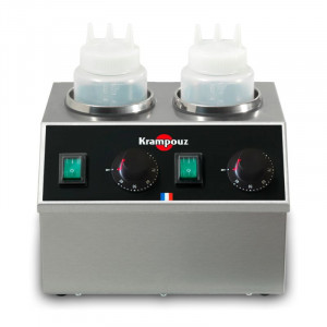 Profesionalus dvigubas elektrinis padažų šildytuvas