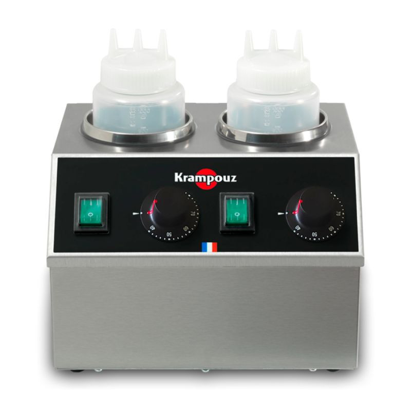 Profesionalus dvigubas elektrinis padažų šildytuvas