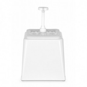 Pompos padalinys su pompa - Balta - 2,5 L - Hendi