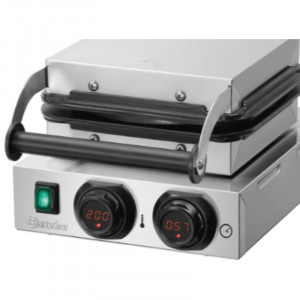 Profesionalus gofretų keptuvas - 5 širdies formos gofrų - Bartscher