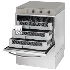 Profesionalus indaplovė su skysto skalbimo priemonės dozatoriumi ir plovikliu bei nutekėjimo pompa - 50 x 50 cm - 50 x 50 cm