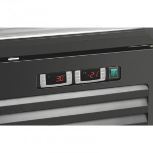 Šaldytuvas su dviem stiklinėmis durimis - 820 l - Bartscher