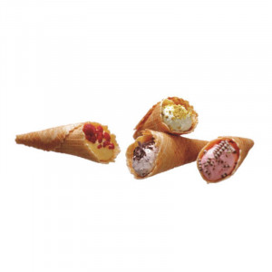 Gofretų keptuvė su nerūdijančio plieno kūgiu - 1000 W - Bartscher