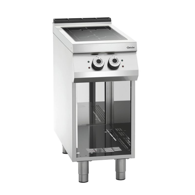 Indukcinis viryklės paviršius - 2 zonos - Bartscher