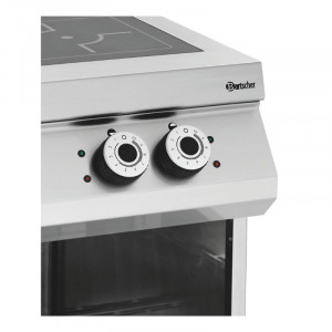 Indukcinis viryklės paviršius - 2 zonos - Bartscher