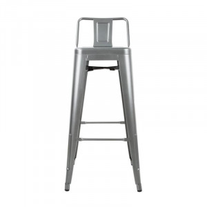 Aukšti pilkų metalo barai su atlošu - 4 vnt. - Bolero